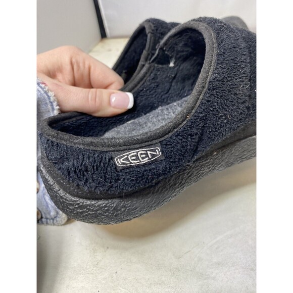 Keen Women's Size 8.5 Black Howser Wool Slides Slip On Slippers - Picture 3 of 6